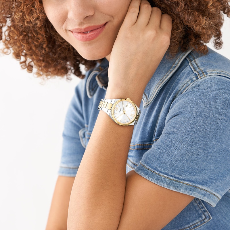 Main Image 4 of Fossil Scarlette Ladies' Two Tone Bracelet Watch