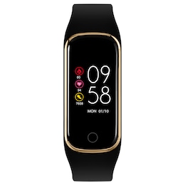 Reflex Active Series 8 Black Silicone Strap Smart Watch