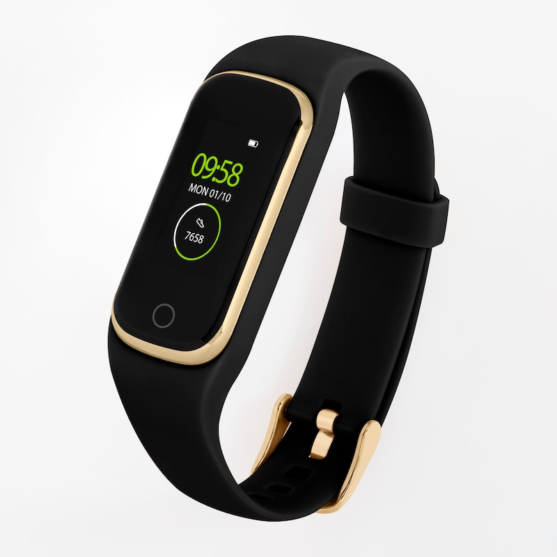 Main Image 3 of Reflex Active Series 8 Black Silicone Strap Smart Watch
