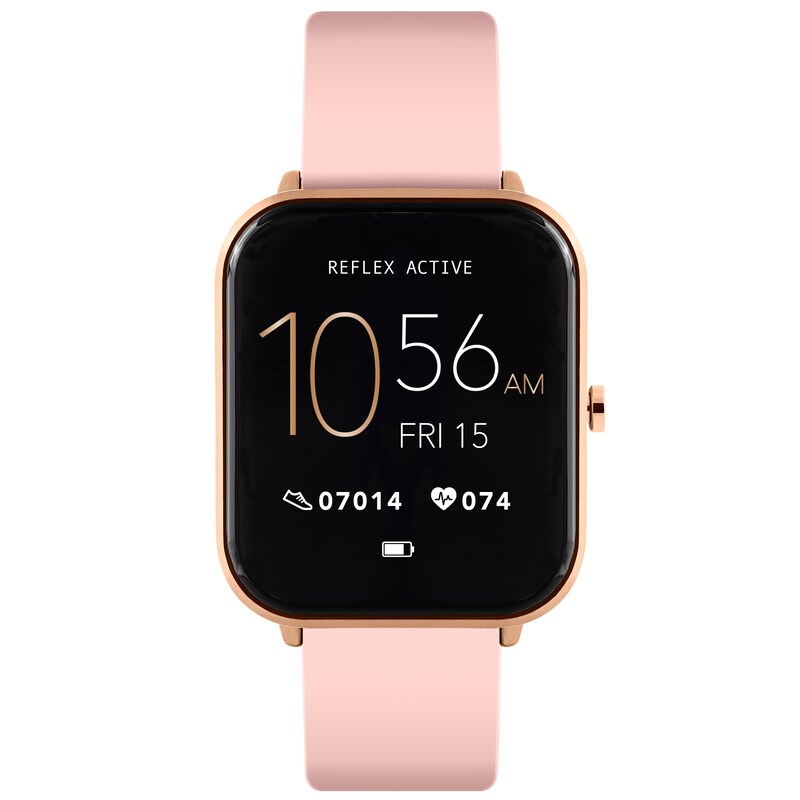 Reflex Active Series 15 Smart Pink Strap Smart Watch