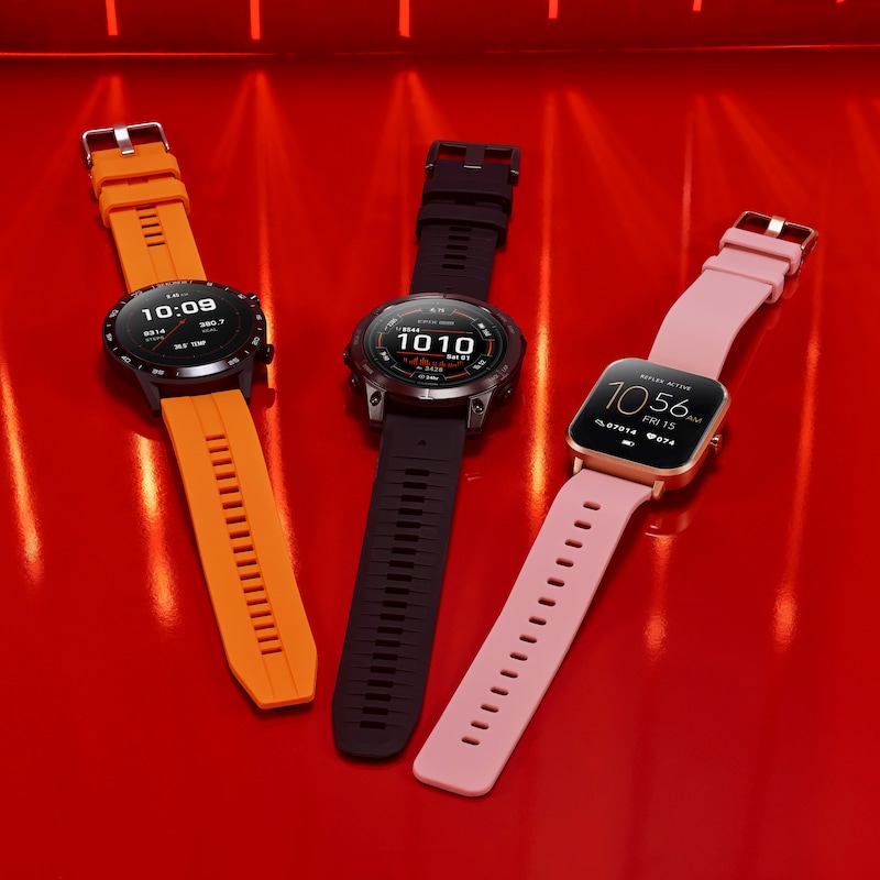 Reflex Active Series 15 Smart Pink Strap Smart Watch