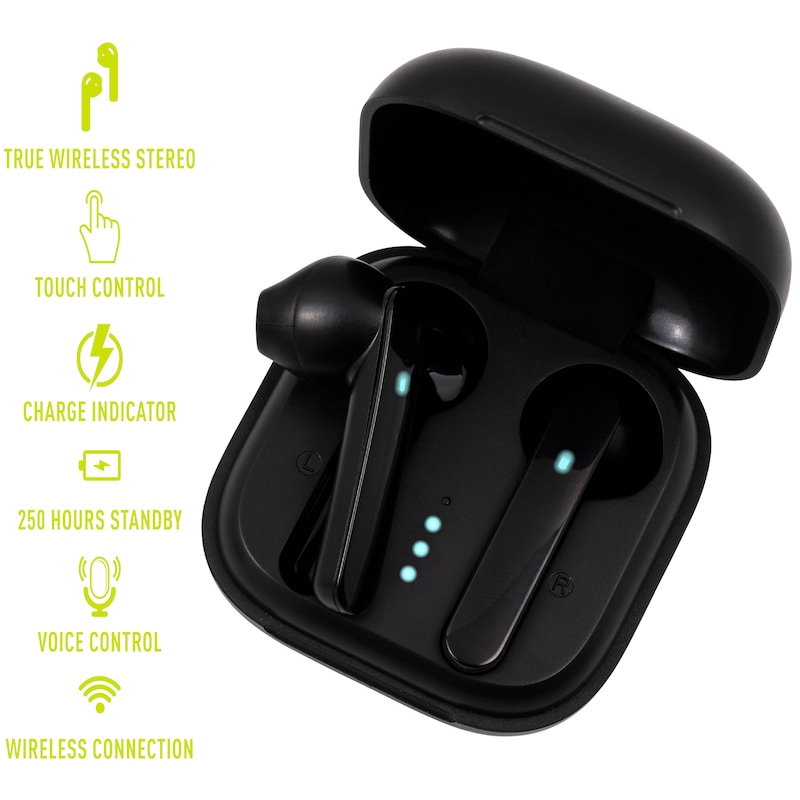 Main Image 3 of Reflex Active Series 13 Black Smart Watch & Ear Pod Set