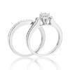 Thumbnail Image 1 of Perfect Fit Platinum 0.50ct Total Diamond Bridal Set