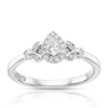Thumbnail Image 1 of Emmy London 9ct White Gold 0.25ct Diamond Pear Cut Ring