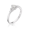 Thumbnail Image 1 of Emmy London 9ct White Gold 0.25ct Diamond Pear Cut Ring