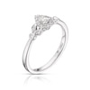 Thumbnail Image 2 of Emmy London 9ct White Gold 0.25ct Diamond Pear Cut Ring