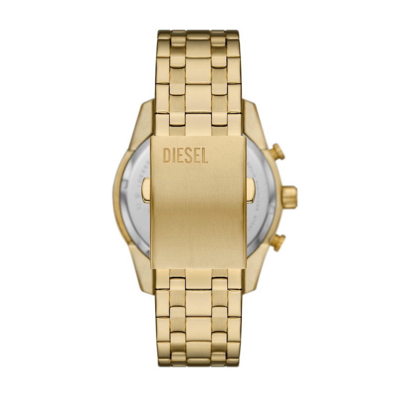 Diesel Split Men’s Gold Tone Stainless Steel Bracelet Watch