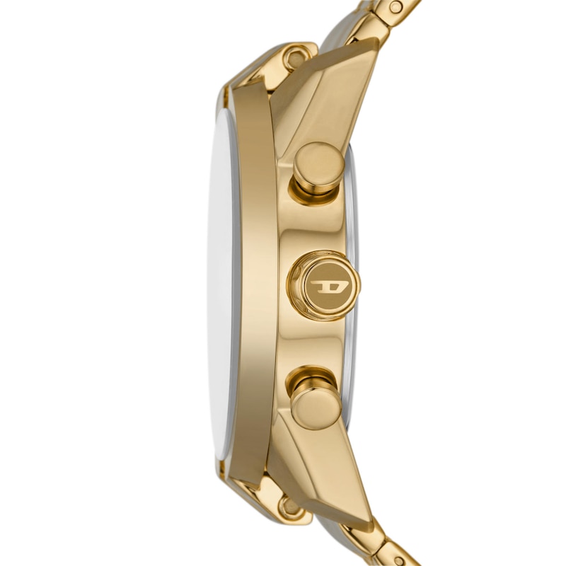 Diesel Split Men’s Gold Tone Stainless Steel Bracelet Watch