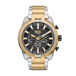 Diesel Split Men’s Two Colour Stainless Steel Bracelet Watch