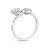 Thumbnail Image 3 of 9ct White Gold 0.25ct Total Diamond Two Stone Ring