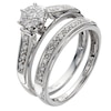 Thumbnail Image 1 of Perfect Fit 9ct White Gold 0.25ct  Diamond Bridal Set
