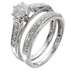 Thumbnail Image 0 of Perfect Fit 9ct White Gold 0.25ct  Diamond Bridal Set