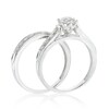 Thumbnail Image 2 of Perfect Fit 9ct White Gold 0.25ct  Diamond Bridal Set