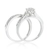 Thumbnail Image 1 of Perfect Fit 9ct White Gold 0.25ct  Diamond Bridal Set