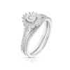 Thumbnail Image 1 of Perfect Fit 9ct White Gold 0.40ct Diamond Bridal Set