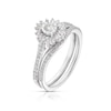 Thumbnail Image 2 of Perfect Fit 9ct White Gold 0.40ct Diamond Bridal Set