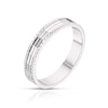 Thumbnail Image 1 of 9ct White Gold 4mm Patterned Wedding Band
