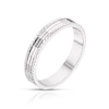 Thumbnail Image 2 of 9ct White Gold 4mm Patterned Wedding Band