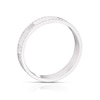 Thumbnail Image 3 of 9ct White Gold 4mm Patterned Wedding Band