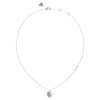 Thumbnail Image 1 of Guess Rhodium Plated Steel Pave Crystal Heart Pendant