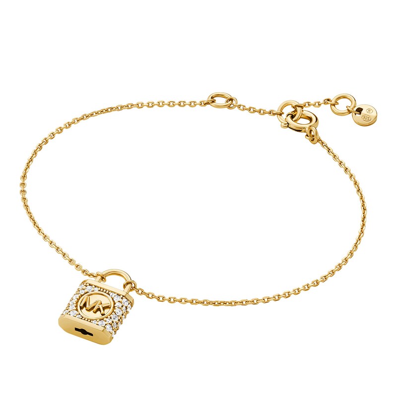 Main Image 1 of Michael Kors Premium Gold Tone Chain Bracelet