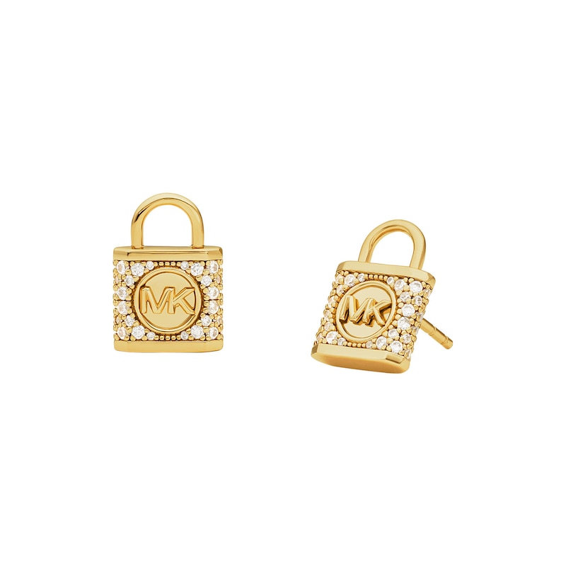 Main Image 1 of Michael Kors Premium Sterling Silver Stud Earrings