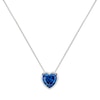 Thumbnail Image 1 of Radley Sterling Silver Blue Heart Stone Necklace