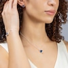 Thumbnail Image 4 of Radley Sterling Silver Blue Heart Stone Necklace
