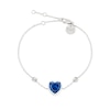 Thumbnail Image 0 of Radley Sterling Silver Blue Heart Stone Bracelet