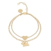 Thumbnail Image 1 of Radley Ladies 18ct Gold Plated Layered Dog & Heart Bracelet