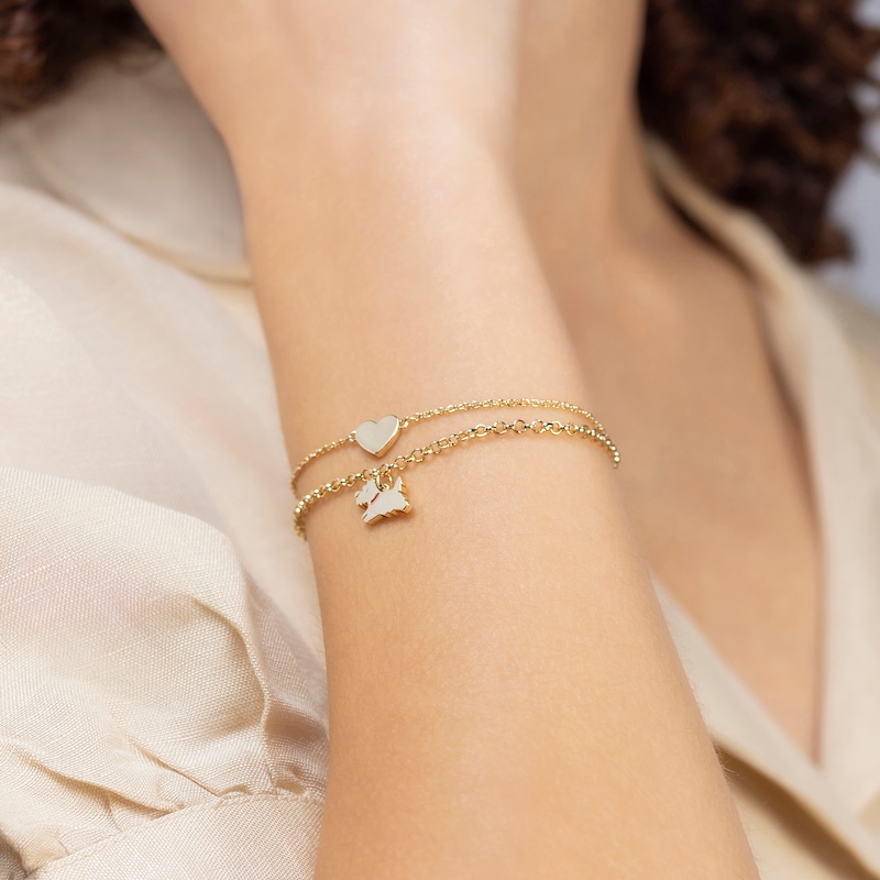 Main Image 3 of Radley Ladies 18ct Gold Plated Layered Dog & Heart Bracelet