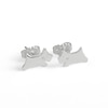 Thumbnail Image 1 of Radley Ladies Sterling Silver Diamond Jumping Dog Earrings
