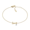 Thumbnail Image 2 of Fossil Sadie Love Notes Two-Tone Steel Station Bracelet