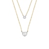Thumbnail Image 2 of Fossil Sadie Tokens Of Affection Gold Tone Steel Necklace