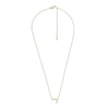 Thumbnail Image 1 of Fossil Sadie Love Notes Two-Tone Steel Pendant Necklace