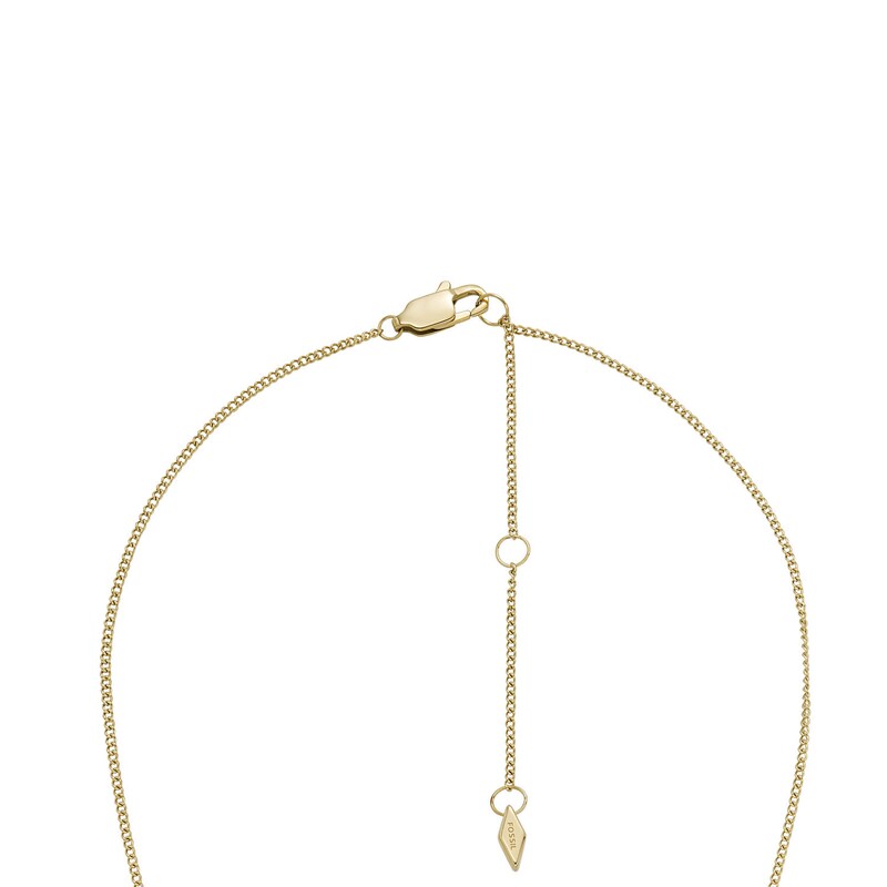 Main Image 3 of Fossil Sadie Love Notes Two-Tone Steel Pendant Necklace