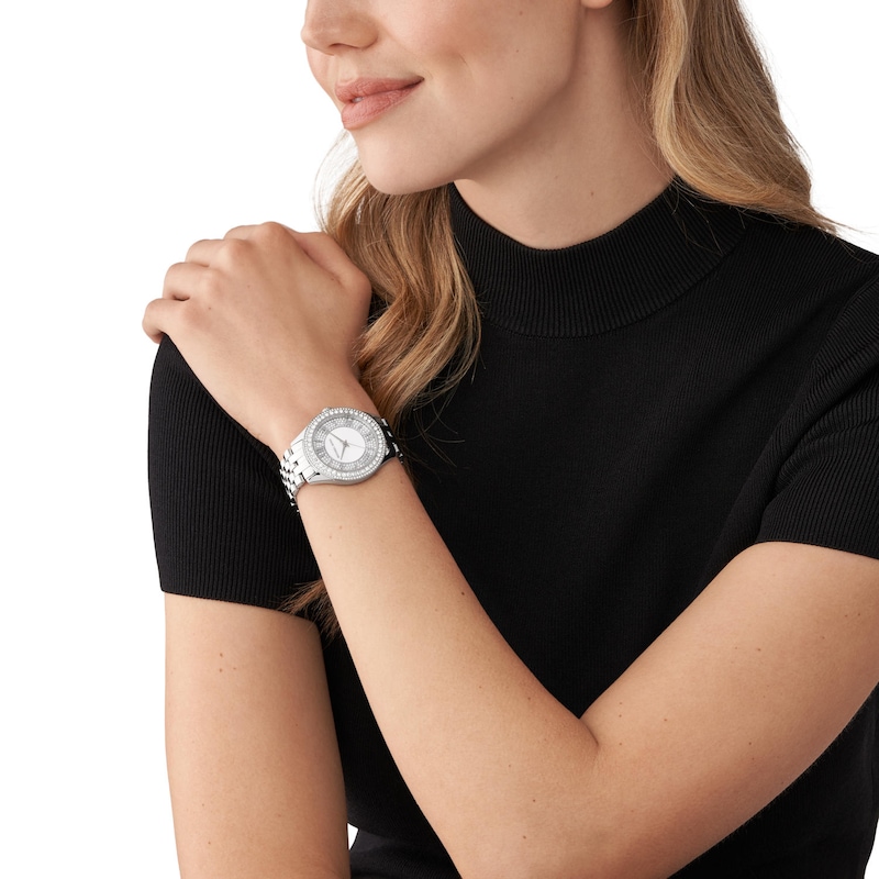 Main Image 4 of Michael Kors Harlowe Stainless Steel Bracelet Watch