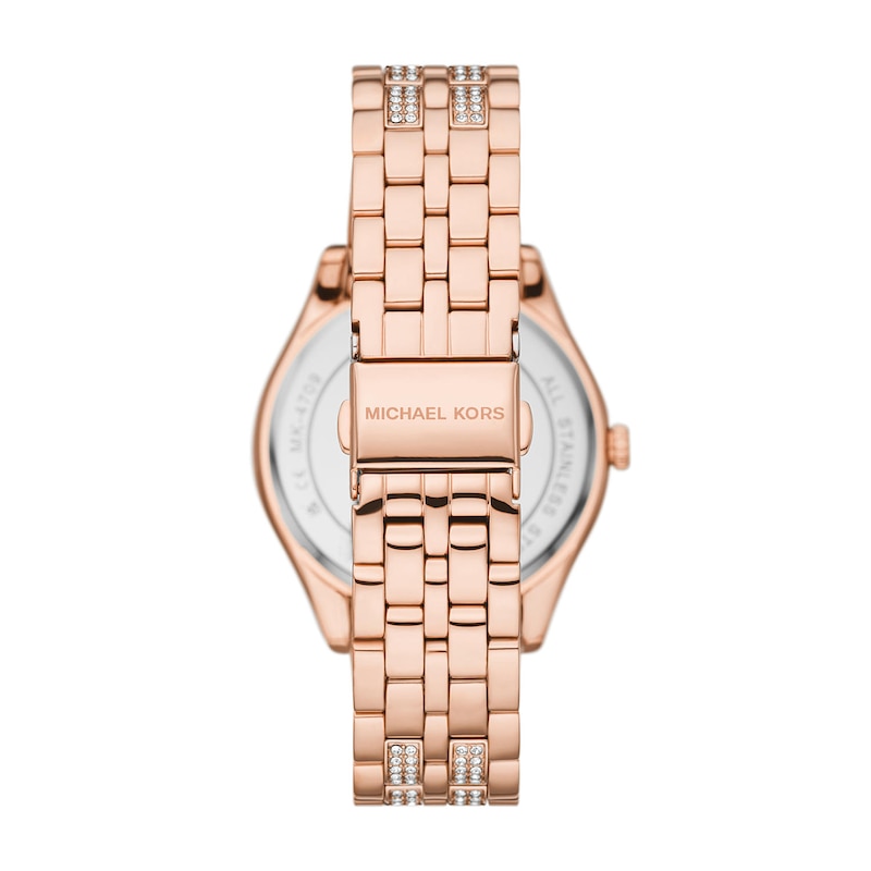 Michael Kors Harlowe Rose Gold Tone Bracelet Watch