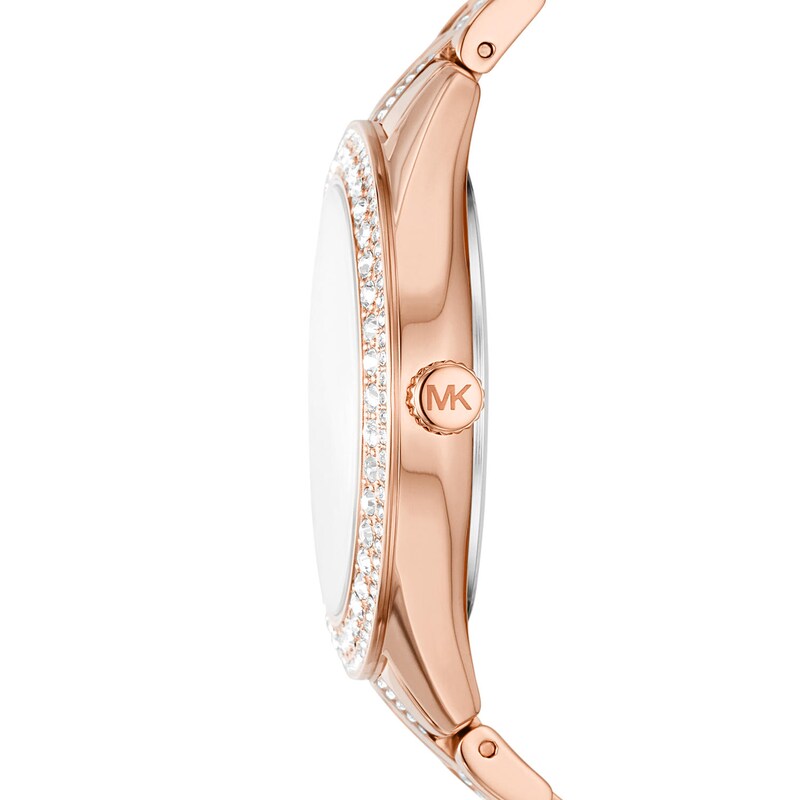 Michael Kors Harlowe Rose Gold Tone Bracelet Watch