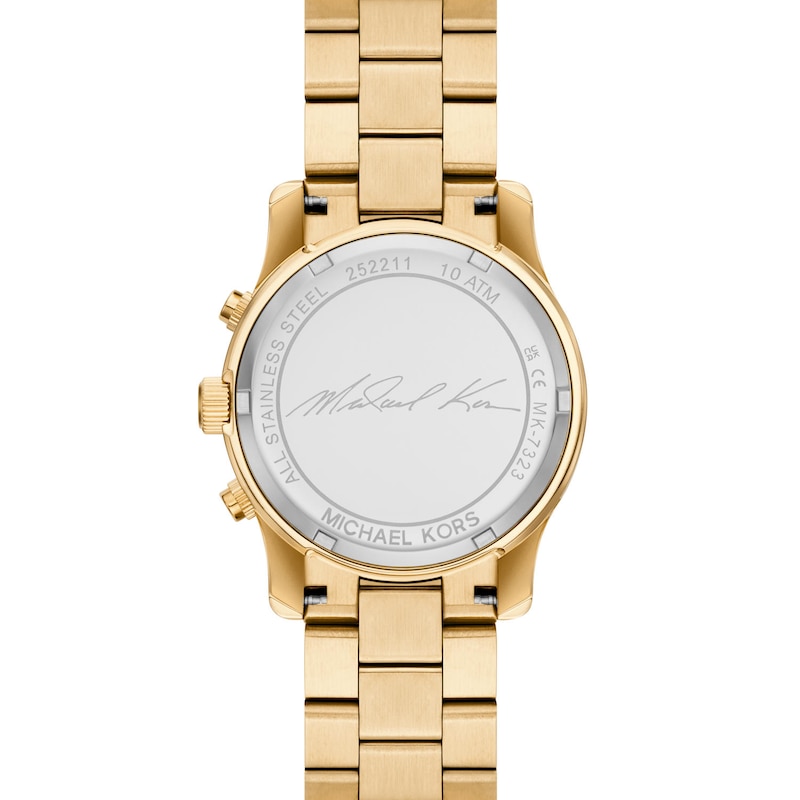 Main Image 4 of Michael Kors Runway LadiesÃ¢ Gold Tone Bracelet Watch