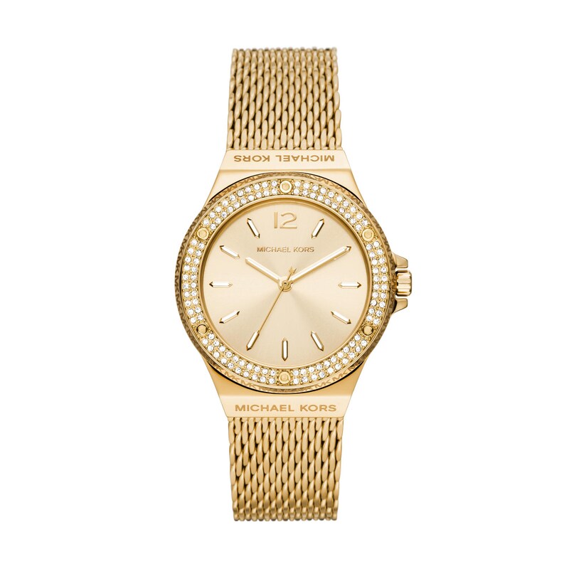 Michael Kors Lennox Gold Tone Bracelet Watch