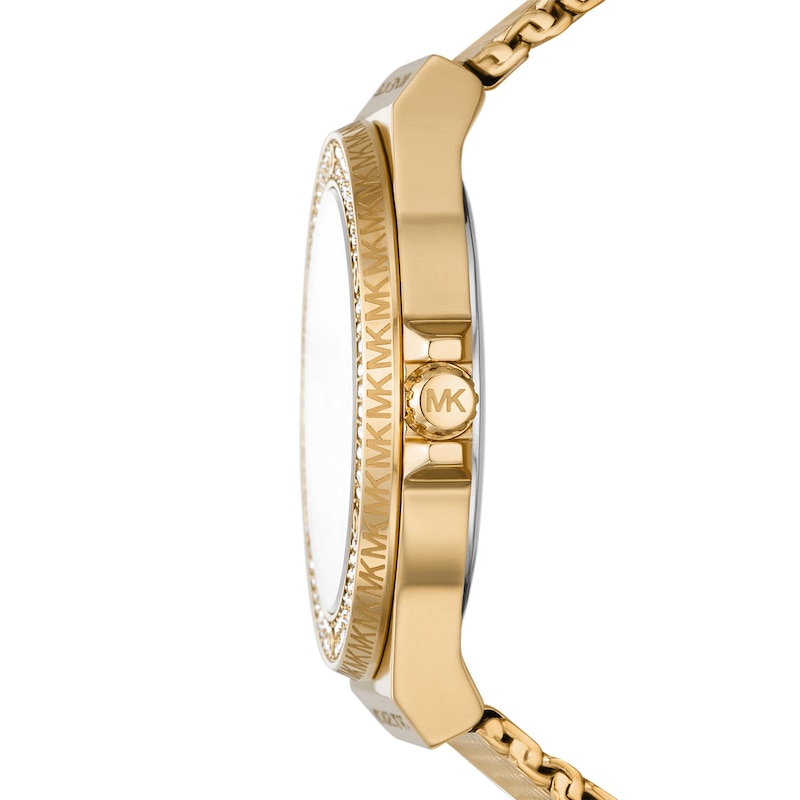 Michael Kors Lennox Gold Tone Bracelet Watch