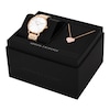 Thumbnail Image 1 of Armani Exchange Rose Gold Tone Watch & Pendant Gift Set