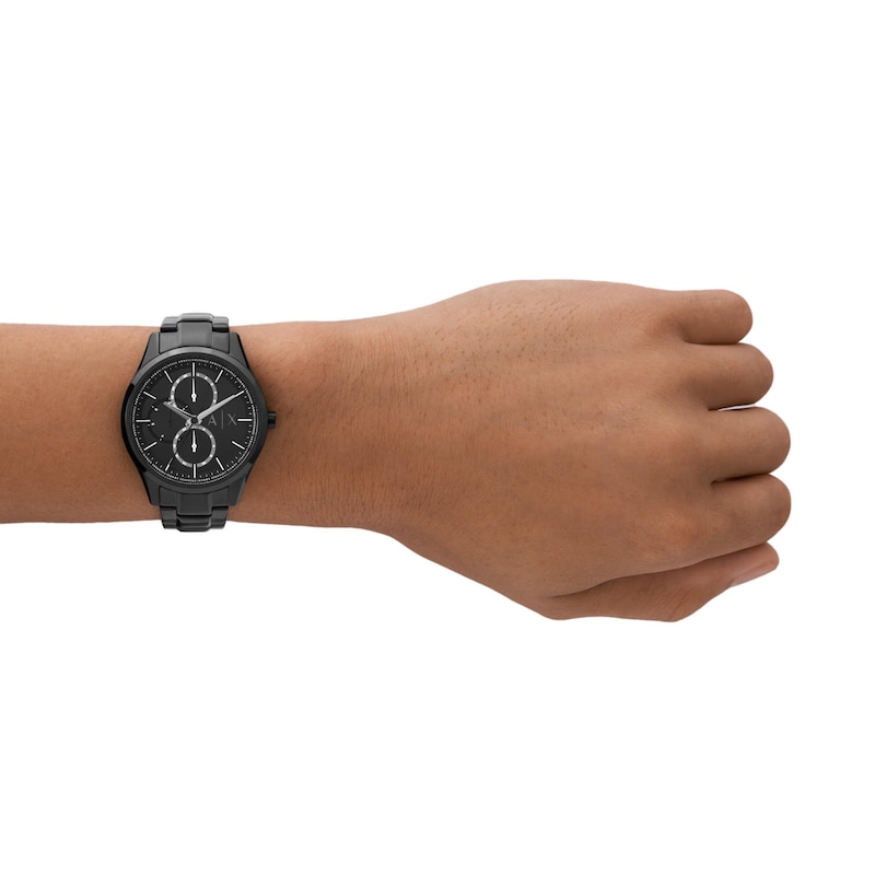 Main Image 5 of Armani Exchange Men's Black Stainless Steel Bracelet Watch