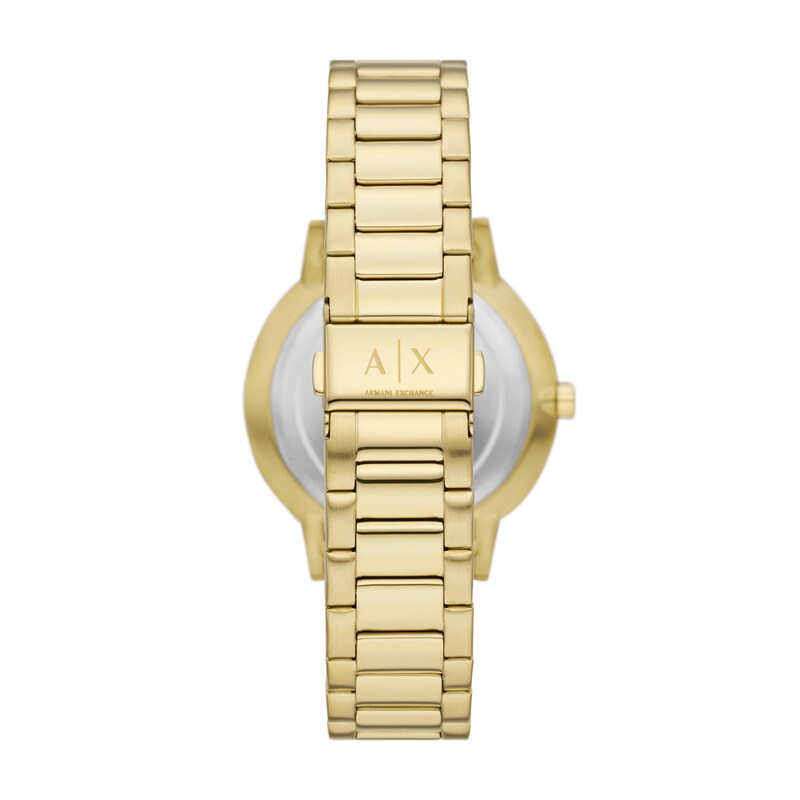 Main Image 3 of Armani Exchange Men's Gold Tone Bracelet & Watch Gift Set