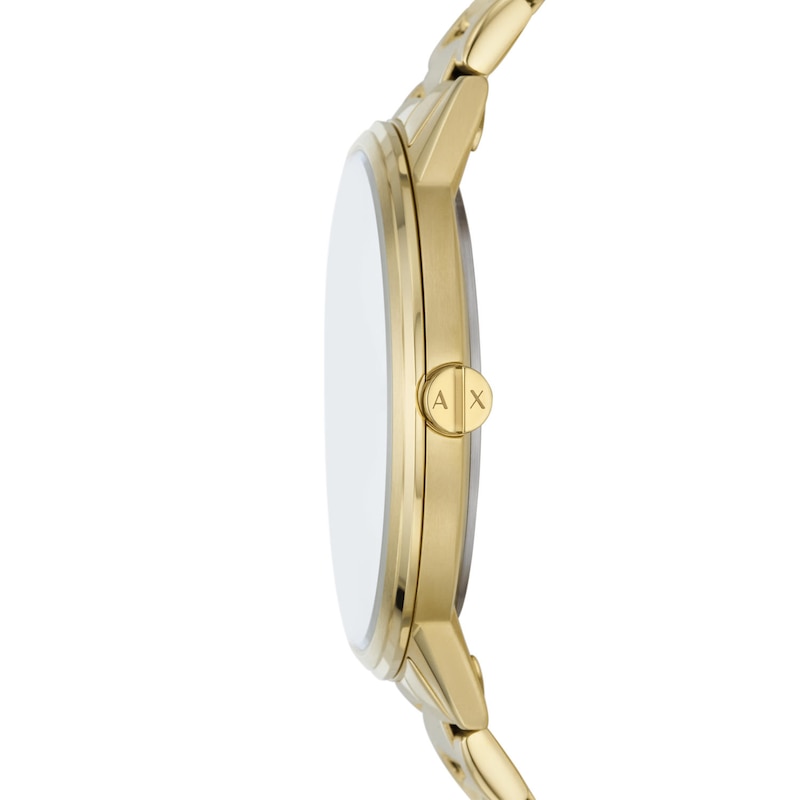 Main Image 4 of Armani Exchange Men's Gold Tone Bracelet & Watch Gift Set