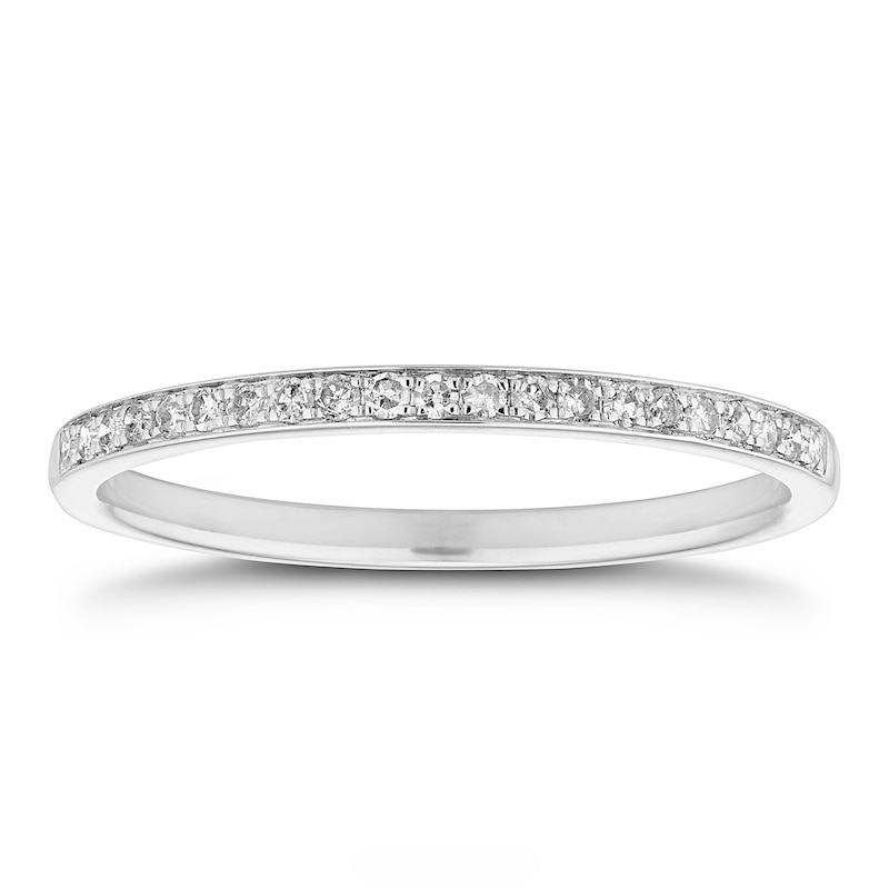 Main Image 1 of 18ct White Gold 0.10ct Diamond Ring