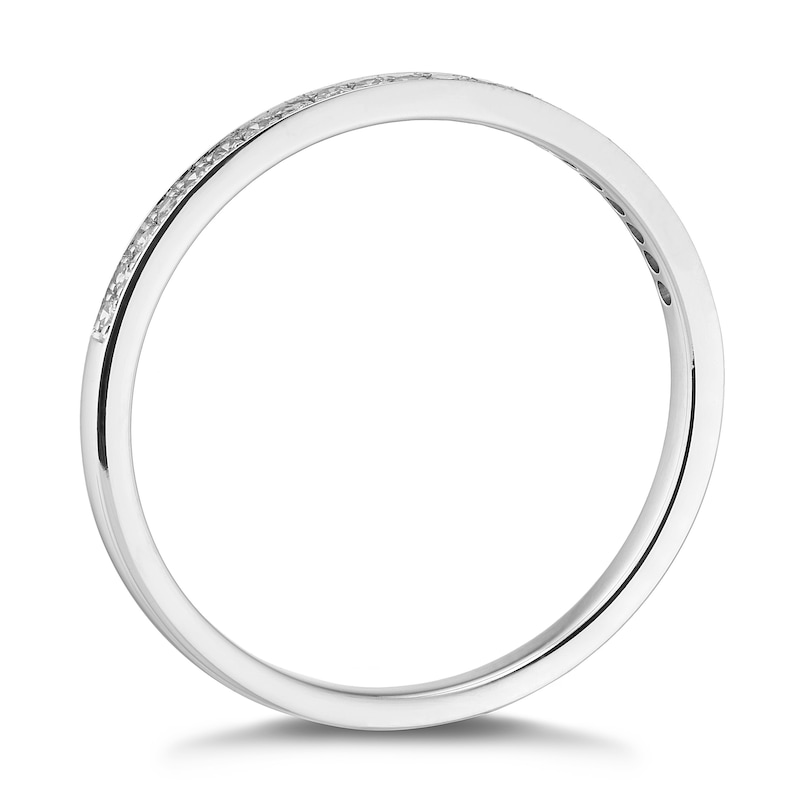 Main Image 2 of 18ct White Gold 0.10ct Diamond Ring