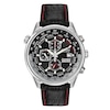 Thumbnail Image 1 of Citizen Red Arrows Black Leather Strap Chronograph Watch
