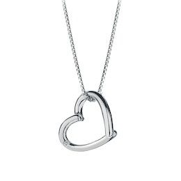 Hot Diamonds Sterling Silver Heart Pendant
